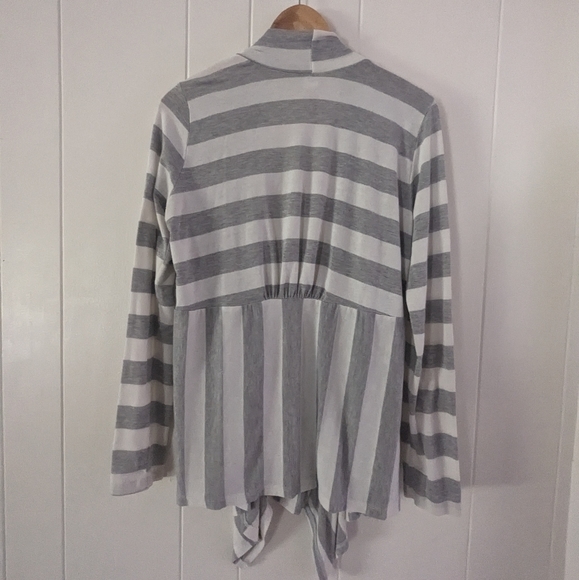 Stripped Tunic Cardigan - Picture 5 of 7